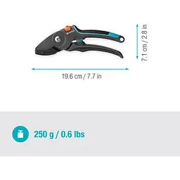 Секатор Gardena PremiumCut Pro Dry Wood з ковадлом 24 мм (12250-20.000.00) - мініатюра 6