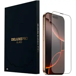 Скло захисне iLera DeLuxe Original Glass iPhone 16 Pro Max (ILFCDL16PRMAX)