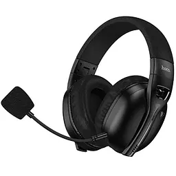 Накладні бездротові навушники W114 Magic +3.5mm+2.4G Black Hoco teh0030640 - мініатюра 6