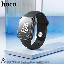 Розумний годинник Hoco DY12 Amoled з функцією дзвінків чорний - мініатюра 4