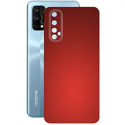 Захисна плівка StatusSKIN для Realme 7 2020 Корпус Вініл червона, матова