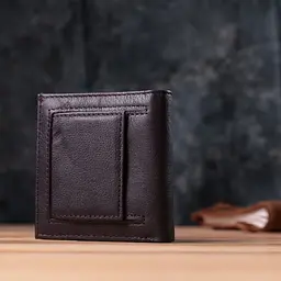 Компактний жіночий гаманець із натуральної шкіри ST Leather 22855 коричневий - мініатюра 10