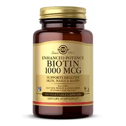 Біотин Biotin 1000 mcg 100 vcaps