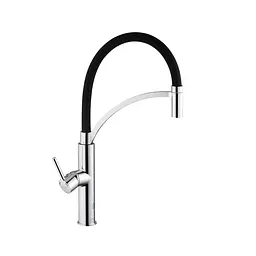 Змішувач для кухні Kroner KRP Ersel - C03900BLK Хром - мініатюра 4