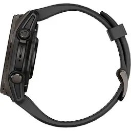 Смарт-годинник Garmin Fenix 8 AMOLED Sapphire 43mm Carbon Gray DLC Titanium with Black/Pebble Gray Silicone Band (010-02903-21) [115064] - мініатюра 4