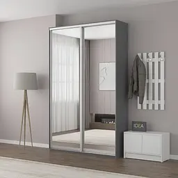 Шафа-купе Idea серія 1 150 x 45 x 240 см Антрацит Дзеркало