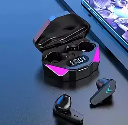 Бездротові ігрові навушники X 15 з RGB LED-підсвічуванням та шумоподавленим - мініатюра 2