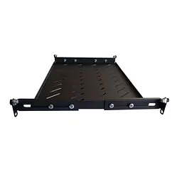 Полиця 19" Hypernet 1U глибина 300 мм у шафи глибиною 450 мм чорна (U-FS-45-Black)