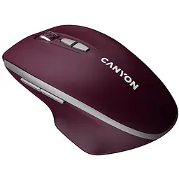Мишка Canyon MW-21 Wireless Blue LED Burgundy (CNS-CMSW21BR)