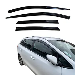 Дефлектори вікон ветровики для Hyundai i30 2011-2016 Хечбек 4 шт (Auto Clover) AC A138