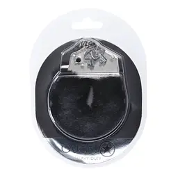Наручники Ouch! Heavy-duty Fluffy Handcuffs (чорний) - мініатюра 3