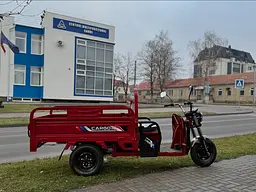 Вантажний електроскутер-самоскид триколісний CROSSER Cargo 16  (1200W 60V, 45Ah) Червоний - мініатюра 6