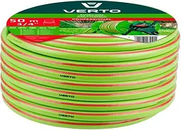 Шланг садовий Professional, 3/4", 50м, 3 шари, до 25бар, -10…+45°C Verto sad0001779 - мініатюра 7