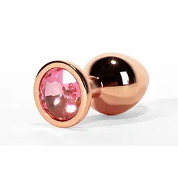 Анальна пробка Secret Shine Pink Jewell, 7,1 см (рожевий)