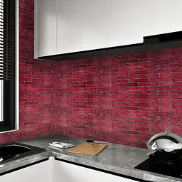 Самоклеюча плівка Sticker Wall SW-00001269 Червона цегла 0,45х10м - мініатюра 5