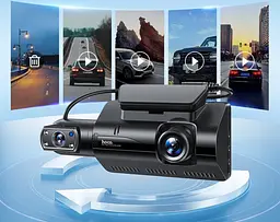 Відеореєстратор HOCO DI07 Max Driving recorder (WI-FI версія) - мініатюра 6