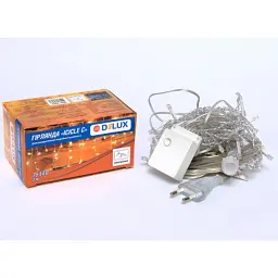 Гірлянда Delux ICICLE С 75LED 2х0.7 м синій/прозорий IP20 (90017984) - мініатюра 2