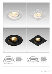 Точковий світильник Zuma Line 92702 CHUCK DL ROUND BLACK-GOLD - мініатюра 3