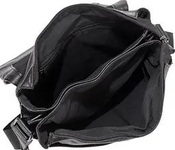 Чоловіча сумка з натуральної шкіри Tiding Bag чорна (SA25F-8873A) - мініатюра 4