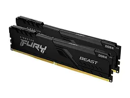 Модуль пам'яті Kingston FURY 32 GB (2x16GB) DDR4 3200 MHz Beast Black (KF432C16BB1K2/32WP) - мініатюра 3