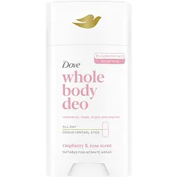 Дезодорант-олівець для всього тіла Dove з ароматом малини та троянди 75 мл
