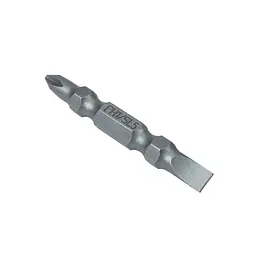 Біта двостороння Polax сталева 50 мм PH1-SL5 1/4", 10 шт (51-085)