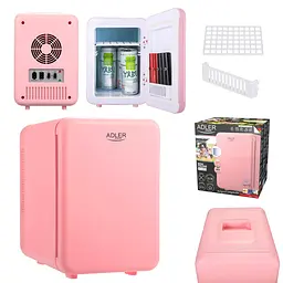 Холодильник (міні бар) Adler AD 8084 pink - мініатюра 10