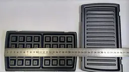 Вафельниця-сендвічниця-гриль 3 в 1 ECG S 399 White - мініатюра 6