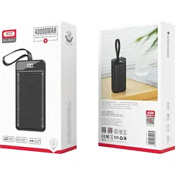 Зовнішній акумулятор XO PR157 40000mAh 22.5W Black [120552] - мініатюра 4