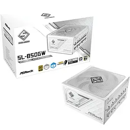 Блок живлення 850W ASRock SteelLegend Білий SL-850GW ATX 3.1 135mm, 80+ Золотистий, Fully Modular, Retail - мініатюра 5