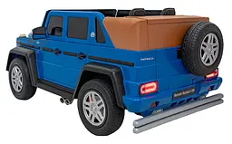 Дитячий електромобіль Mercedes Benz Maybach G650, з регулюванням сидінь, синій - мініатюра 8