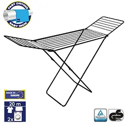 Сушарка для білизни підлогова Casa Si Swan 20m Black (CS92231C04E) - мініатюра 2