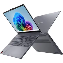 Ноутбук Lenovo IdeaPad Slim 3 15Q8X10 (15.3 WUXGA IPS 60 Hz, Qualcomm Snapdragon X, 16 GB, 256 SSD, Qualcomm Adreno GPU, W11H) (83N30000US) - мініатюра 5