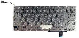 Клавіатура для ноутбука Apple MacBook Pro (A1297) з підсвічуванням (Light) Black, (No Frame), RU (горизонтальний ентер) - мініатюра 2