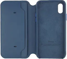 Чохол-книжка Apple Book Cover Case iPhone X Sea Blue - мініатюра 3