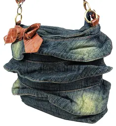 Жіноча джинсова сумка Fashion Jeans6012 Темно-синя - мініатюра 4