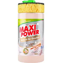 Засіб для ручного миття посуду Maxi Power Мигдаль 1000 мл (4823098402800)