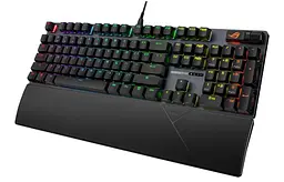 Клавіатура ASUS ROG Strix Scope II X 104key USB-A EN/UK RGB Black (90MP03XG-BKMA00) - мініатюра 4