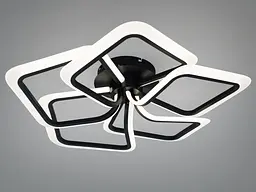 LED-люстра стельового типу Diasha WG5146/5BK 85W, 5 модулів, 3 кольори світла, Ø75 см - мініатюра 3