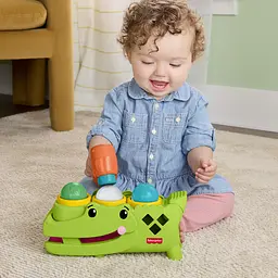 Розвивальна іграшка-сортер Fisher-Price Крокодильчик Катай та стукай (JLB94) - мініатюра 7