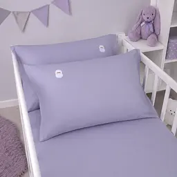 Дитяча постільна білизна MIRSON LITTLE KIDS Poplin Edition Bobby the Sheep Light Gray 110х160см (2200013086437) - мініатюра 10