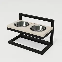 Hollky Flex S — миски на регульованій підставці для маленьких собак (2 × 0.450 л) - мініатюра 5
