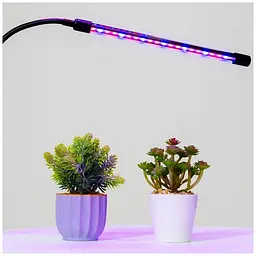 Фітолампа для рослин Double Grow Light, подвійна, гнучка, з USB живленням і таймером, 40 LED - мініатюра 4