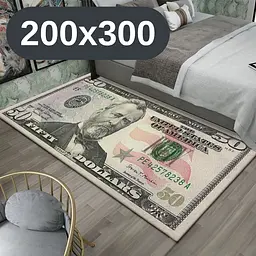 Стильний та зносостійкий килим для дому "50 доларів" 200х300 KT8000315