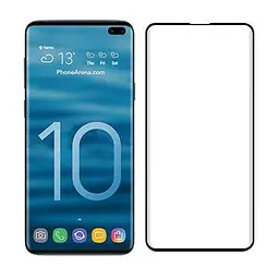 Захисне скло DK для Samsung Galaxy S10+ G975 3D Full Glue black - мініатюра 2