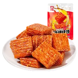 Гострі соєві снеки LaTiao Genji Food Chunk Burn Hot Spicy 72 г - мініатюра 2