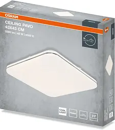Osram Світильник накладний CEILING PAVO 430мм Square 48Вт 4000K - мініатюра 4