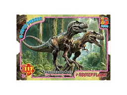 Пазли G-Toys Обережно Динозаври, 117 елементів