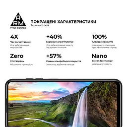 Захисне скло на Meizu Mblu 21 4G з олеофобним покриттям, Pro, повне проклеювання, антистатичний і пиловідштовхуючий шар, 9H, самоклеючеся, 2.5D, на весь екран, антистатичний клей, ArmorStandart (ARM88116) - мініатюра 5