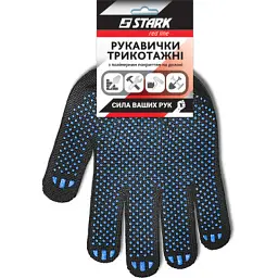 Захисні рукавиці Stark Black 5 ниток 10 шт (510551101.10) - мініатюра 3